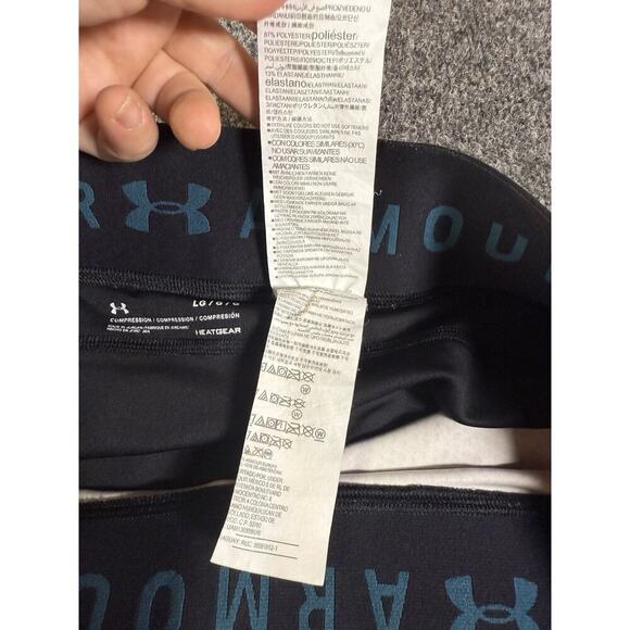 Under Armour Women's Compression Heat Gear Athletic Capri Leggings Size Large - Picture 8 of 10